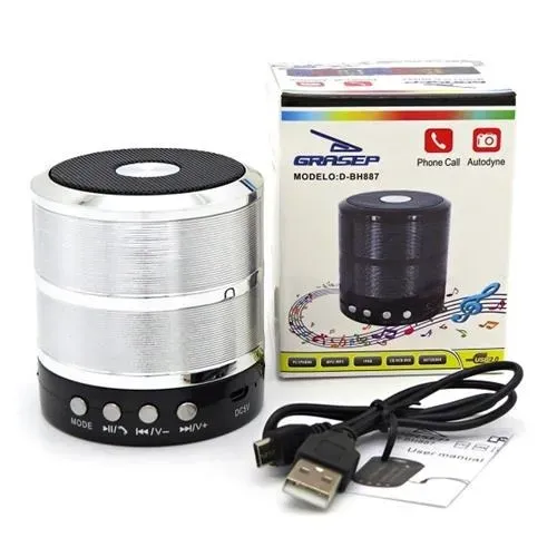 Caixa De Som Portátil Bluetooth D-bh887