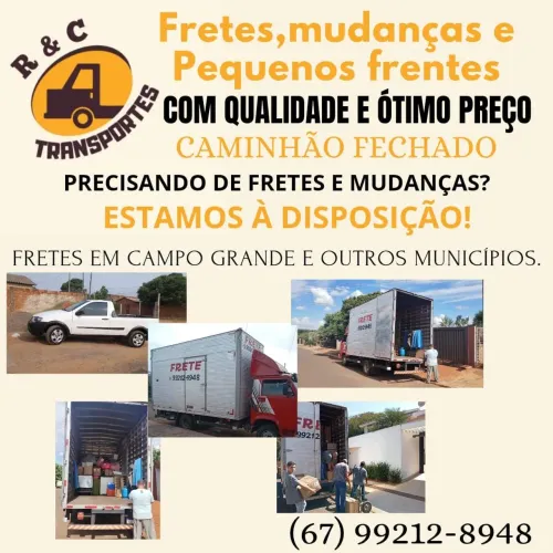 Fretes mudanças transporte geral