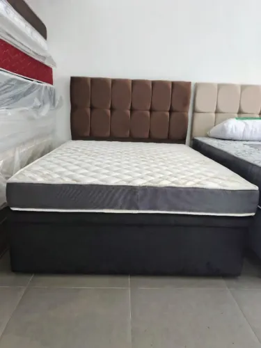 CAMA BOX CASAL COM COLCHÃO DE ESPUMA D33
