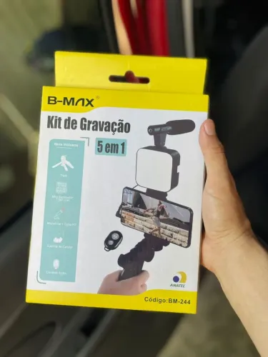 Kit de Gravação B-MAX 5 em 1 - Iluminação e Acessórios