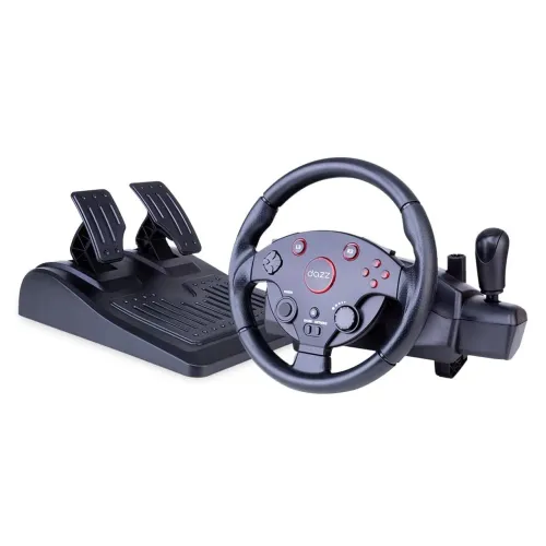 Volante Dazz Force Driving com Pedal - usado em excelente estado 