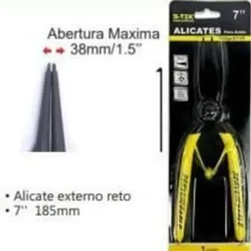 Alicate Para Anéis Externo Reto B-tek BT-391 7-Polegadas 