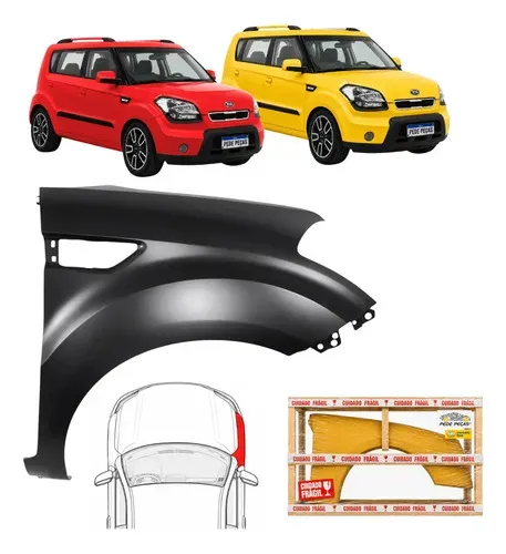 Paralama Kia Soul 2009 2010 2011 2012 2013 2014 Ex Ld
