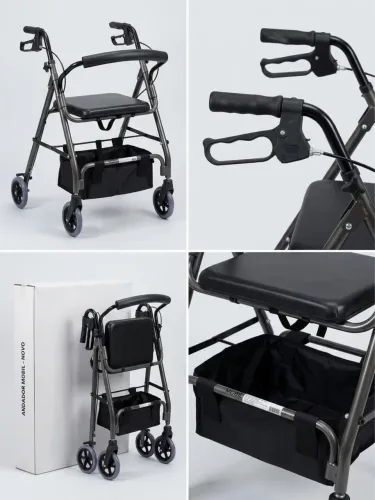 Andador Mobil 4 Rodas COM ASSENTO - NOVO (NUNCA USADO)