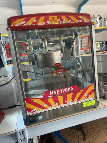 MÁQUINA PIPOQUEIRA INOX BRAESI