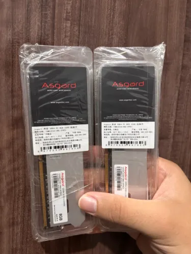 2 pentes memória ram asgard 8gb 3200mhz ddr4