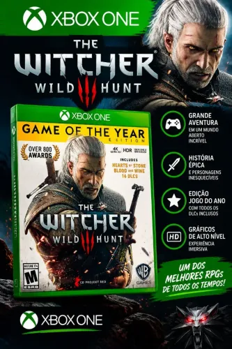 Jogo The Witcher 3 Edição GOTY Xbox Lacrado