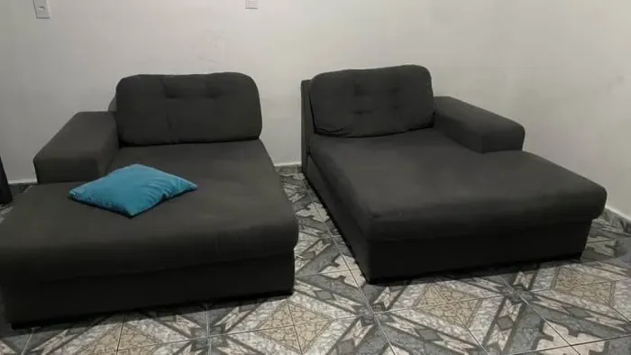 Sofá cama grande vendo ou troco por Algo do meu interesse