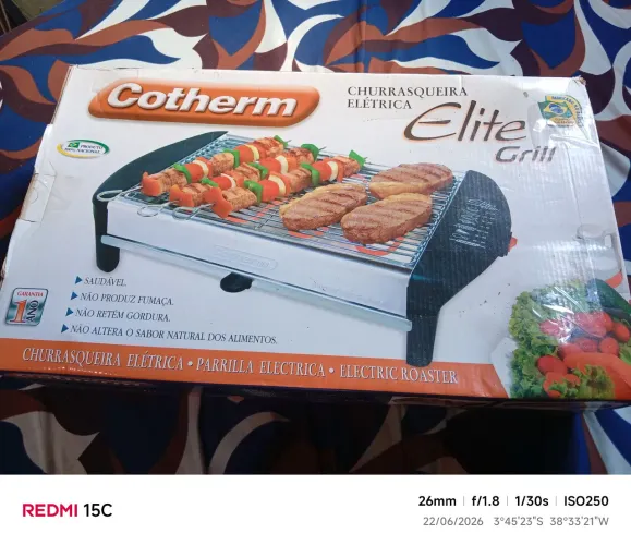 CHURRASQUEIRA ELÉTRICA ELITE GRILL COTHERM 220V