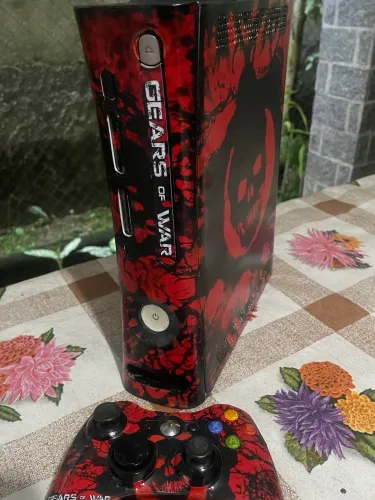 Xbox 360 fat , GOW, Personalizado . RGH3.0 e LTU . HD, 27Jogos