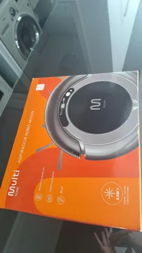 Aspirador Robô Multi Home Moon 3 em 1 - Varre, Aspira e Passa Pano