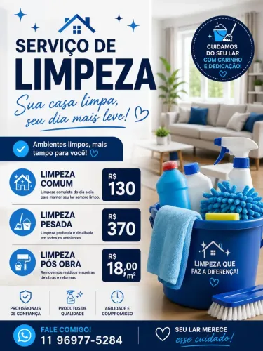 Llimpeza residencial - Barueri/ Alphaville