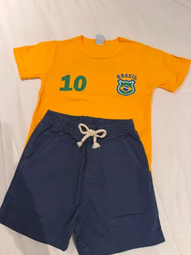 Conjunto Roupa do Brasil 3 anos