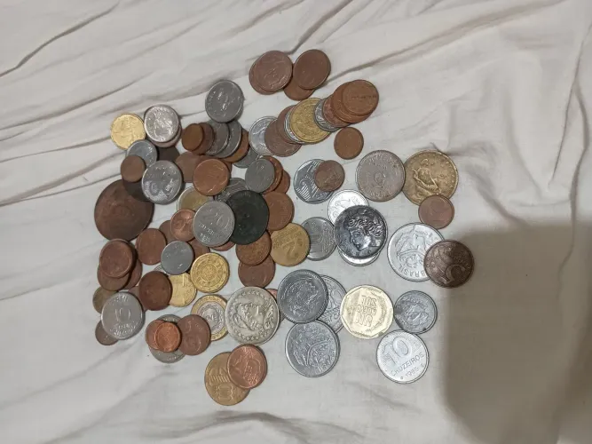 Coleção moedas antigas