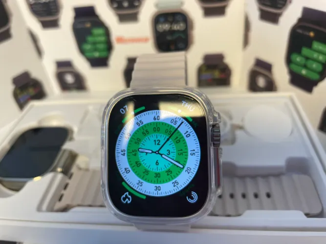 SMARTWATCH MICROWEAR U5 ULTRA 5 - RESPONDE WHATSAPP, IA E CHAMADAS