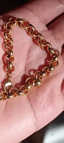 Vendo pulseira banhada a ouro 230 reais