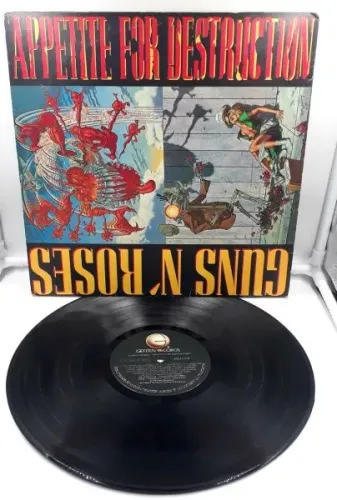 lp Vinil Appetite for Destruction Guns and Roses nacional 1987 ZERADAÇO Obra-prima