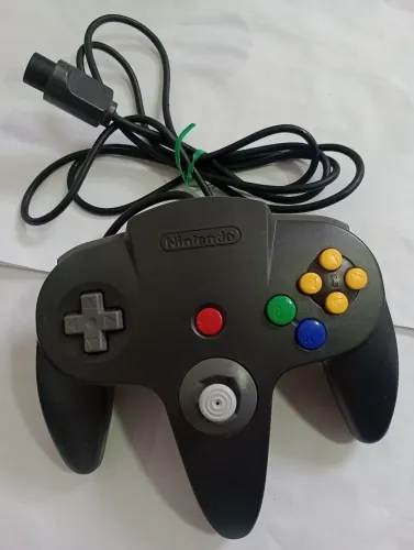 Controle Nintendo N64 Original Black Edition