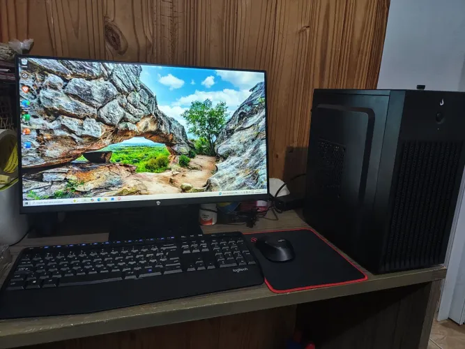 Computador completo 24polegadas,i3 9300,8gb ram, 120ssd