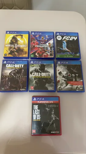 Jogos ps4 Valores na descrição