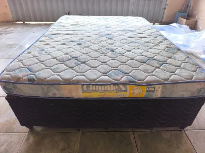 Colchão Casal D 28 Clinoflex + Box Ortobom