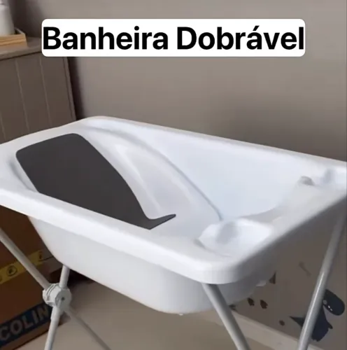 Banheira de bebê com apoio Burigotto