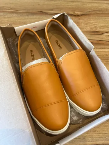 Tênis Slipon AnaCapri Mostarda