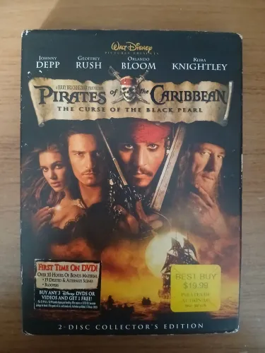 PIRARAS DO CARIBE: A MALDIÇÃO DA PÉROLA NEGRA DVD 2 DISCOS COLLECTOR EDITION