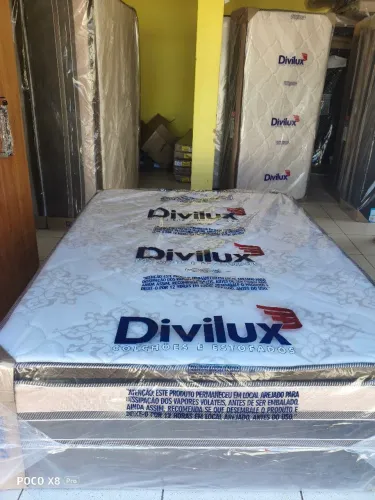 Cama Box Casal com pillow Top Confortável.