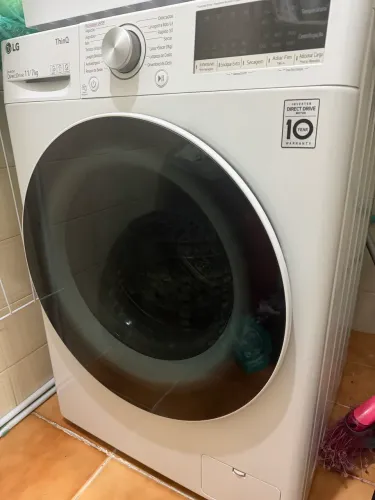 Lava e Seca Smart LG VC4 11kg CV5011WG4 com Inteligência Artificial AIDD Branco - 110v