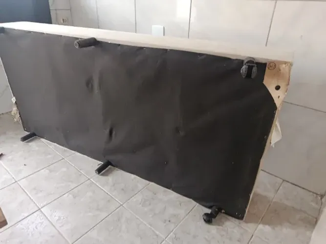 Cama box + colchão ortobom