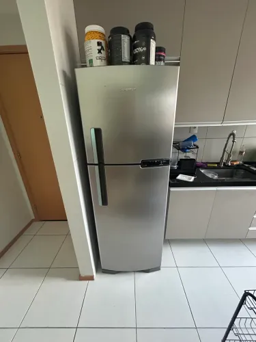GELADEIRA BRASTEMP FROST FREE DUPLEX 375L INOX - seminova
