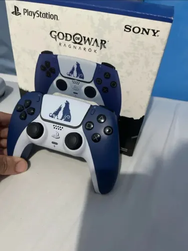 Controle Dualsense God Of War Limited Edition em perfeito estado