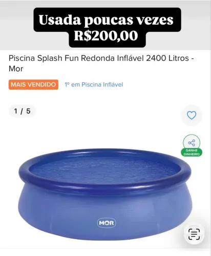Piscina inflável infantil
