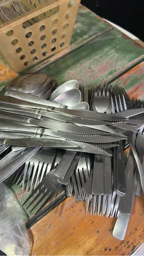 Talheres para restaurante 100% inox