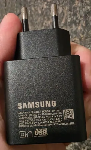 [Original Samsung] Carregador De Parede Super Rápido 45w + cabo USB-C