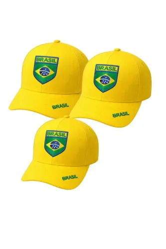 Kit c/6 boné Brasil