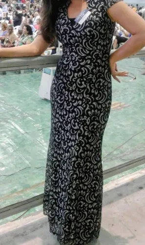 Vestido longo para festa 