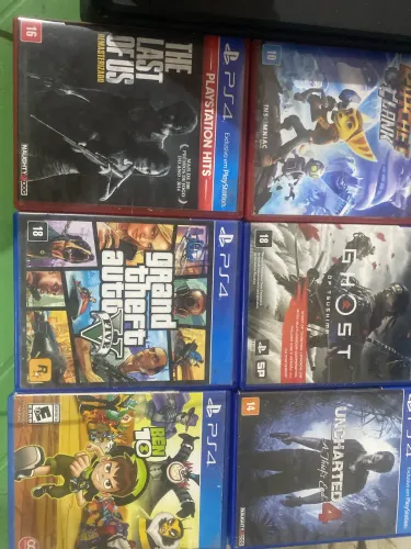 Jogos mídia física ps4