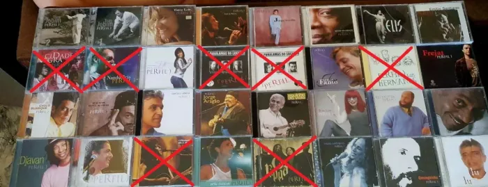 Lote com 30 CDs Originais da série Perfil da Som livre