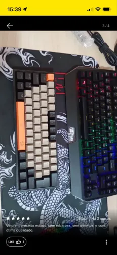 Teclado Mecânico Red Dragon Fizz
