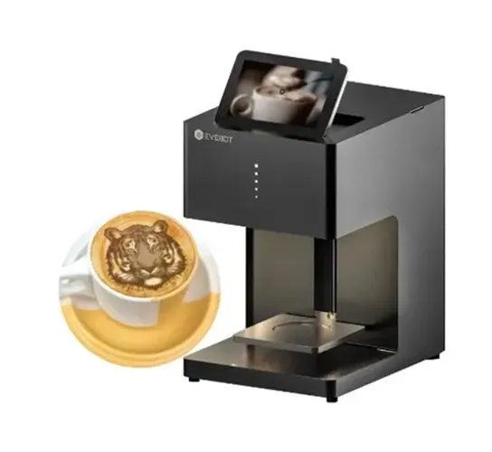 Máquina de Imprimir Imagem em café Evebot