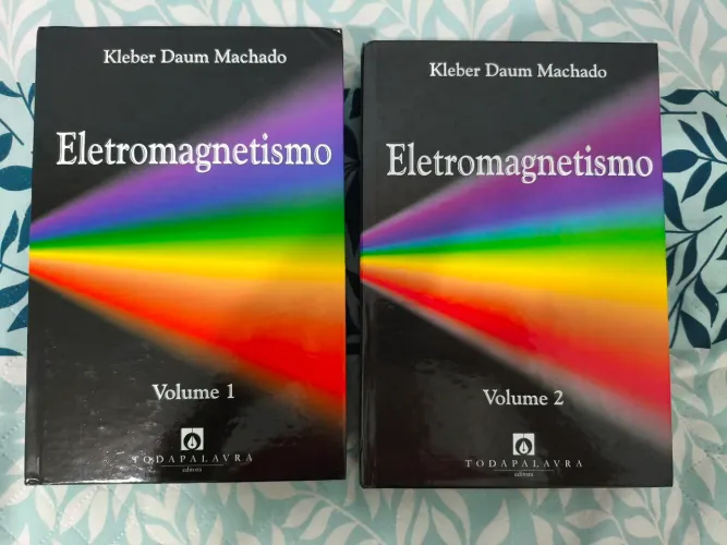 Livros de eletromagnetismo vol. 1 e 2 Kleber Dawn Machado 