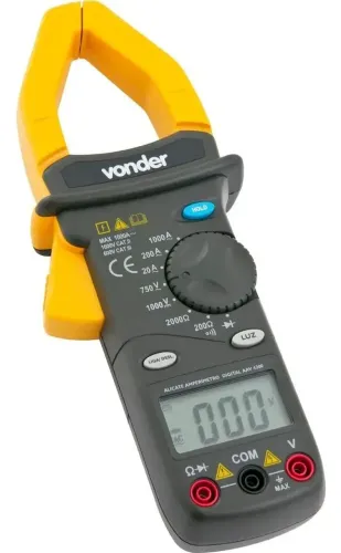 Alicate Amperímetro Digital Cat Iii 600v Aav4200 Vonder