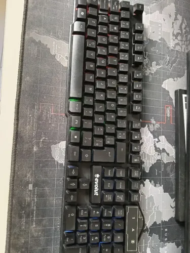 Teclado semi mecânico + controle para Pc