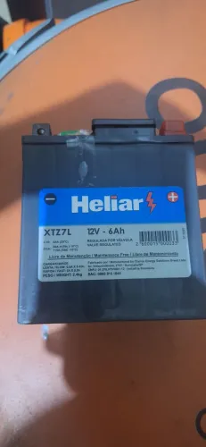 Bateria Heliar XTZ7L 12V 6Ah