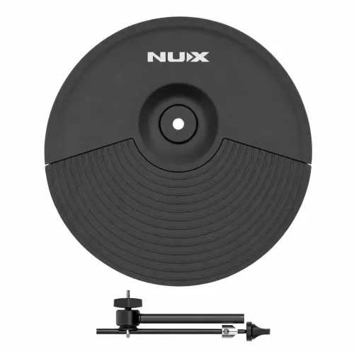 Prato 10" Dualzone com Choke + Suporte Articulado Bateria Eletrônica Nux DM210 
