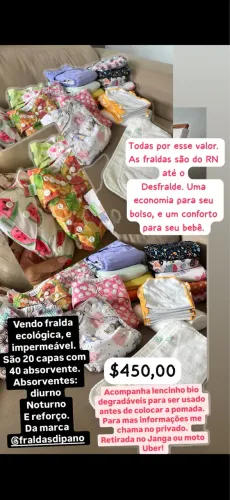 Fraldas ecológica. Impensável.