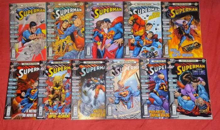 Superman Premium editora Abril, completo, HQs Quadrinhos Gibis Comics