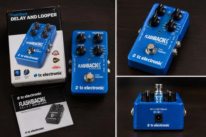 Pedal de Delay e Looper - Tc eletronic Flashback